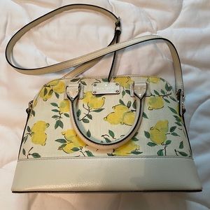 Kate Spade bag with lemon print
